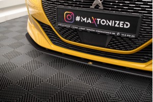 Street Pro Front Splitter Peugeot 208 GT Mk2 - Black