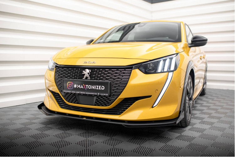 Street Pro Μπροστινός Splitter + Flaps Peugeot 208 GT Mk2