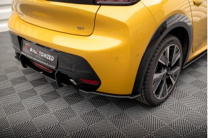 Street Pro Rear Side Splitters Peugeot 208 GT Mk2 - Black Street Pro Rear Side Splitters Peugeot 208 GT Mk2 - Black