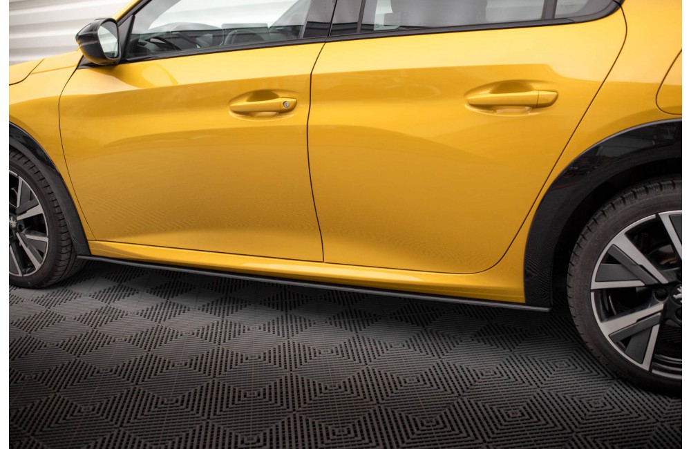Street Pro Side Skirts Diffusers Peugeot 208 GT Mk2 - Black Street Pro Side Skirts Diffusers Peugeot 208 GT Mk2 - Black