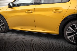 Street Pro Side Skirts Diffusers Peugeot 208 GT Mk2 - Black Street Pro Side Skirts Diffusers Peugeot 208 GT Mk2 - Black