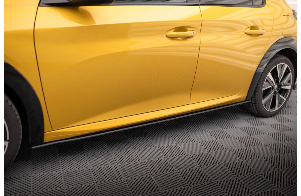 Street Pro Side Skirts Diffusers Peugeot 208 GT Mk2 - Black Street Pro Side Skirts Diffusers Peugeot 208 GT Mk2 - Black