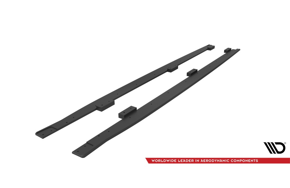 Street Pro Side Skirts Diffusers Peugeot 208 GT Mk2 - Black Street Pro Side Skirts Diffusers Peugeot 208 GT Mk2 - Black
