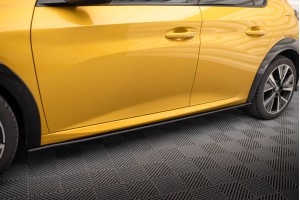Street Pro Side Skirts Diffusers Peugeot 208 GT Mk2 - Black Street Pro Side Skirts Diffusers Peugeot 208 GT Mk2 - Black