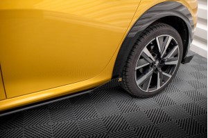 Street Pro Side Skirts Diffusers + Flaps Peugeot 208 GT Mk2 - Black + Gloss Flaps Street Pro Side Skirts Diffusers + Flaps Peugeot 208 GT Mk2 - Black + Gloss Flaps