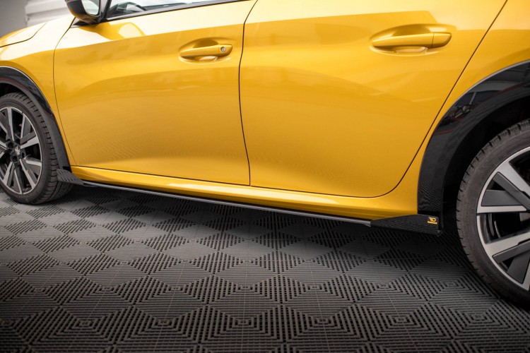Street Pro Πλευρικές Skirts Diffusers + Flaps Peugeot 208 GT Mk2
