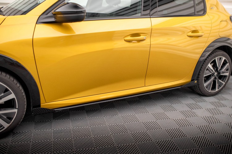 Street Pro Πλευρικές Skirts Diffusers + Flaps Peugeot 208 GT Mk2