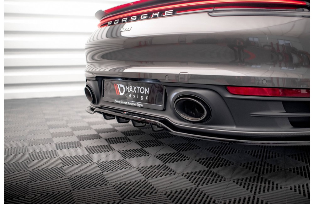 Rear Splitter (with vertical bars) Porsche 911 Carrera 4S 992