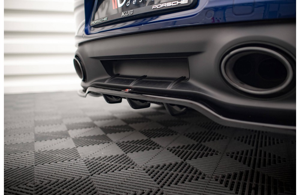 Rear Splitter (with vertical bars) V.1 Porsche 911 Carrera Aero / Carrera GTS 992