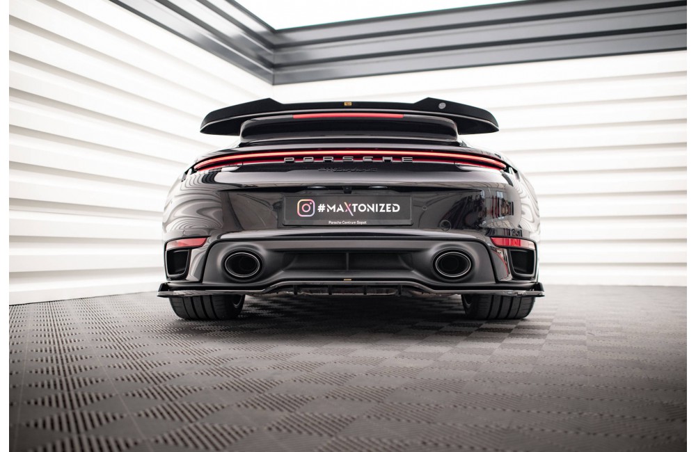 Rear Splitter (with vertical bars) Porsche 911 Turbo S 992