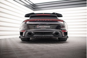 Rear Splitter (with vertical bars) Porsche 911 Turbo S 992