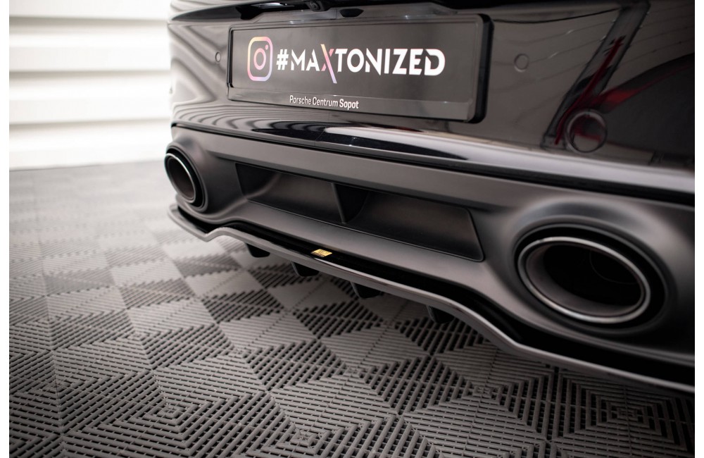 Rear Splitter (with vertical bars) Porsche 911 Turbo S 992