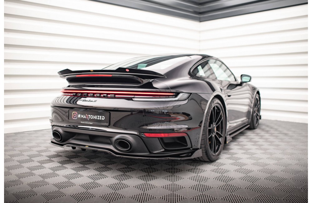 Rear Splitter (with vertical bars) Porsche 911 Turbo S 992