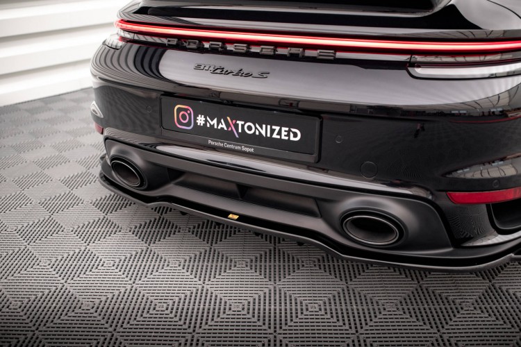 Πίσω Splitter (με κάθετες ράβδους) Porsche 911 Turbo S 992