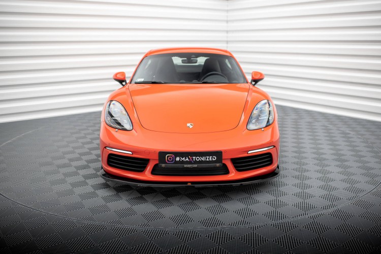 Εμπρός splitter V.2 Porsche 718 Cayman 982c
