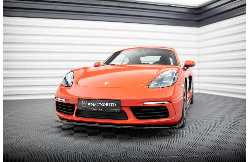 Front Splitter V.2 Porsche 718 Cayman 982c