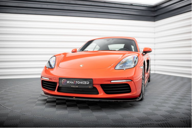 Εμπρός splitter V.2 Porsche 718 Cayman 982c