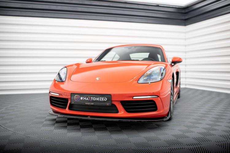 Εμπρός splitter V.2 Porsche 718 Cayman 982c
