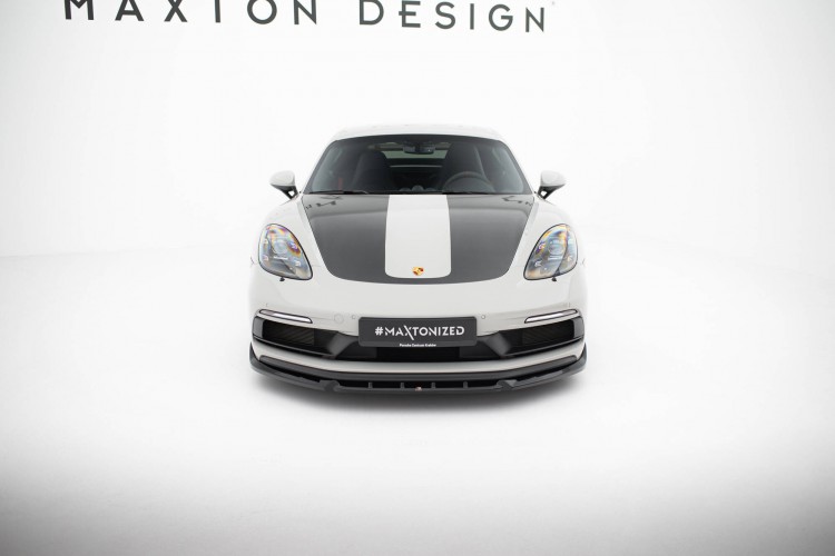 Μπροστινός splitter V.2 Porsche 718 Cayman GTS 982c / 718 Boxster GTS 982