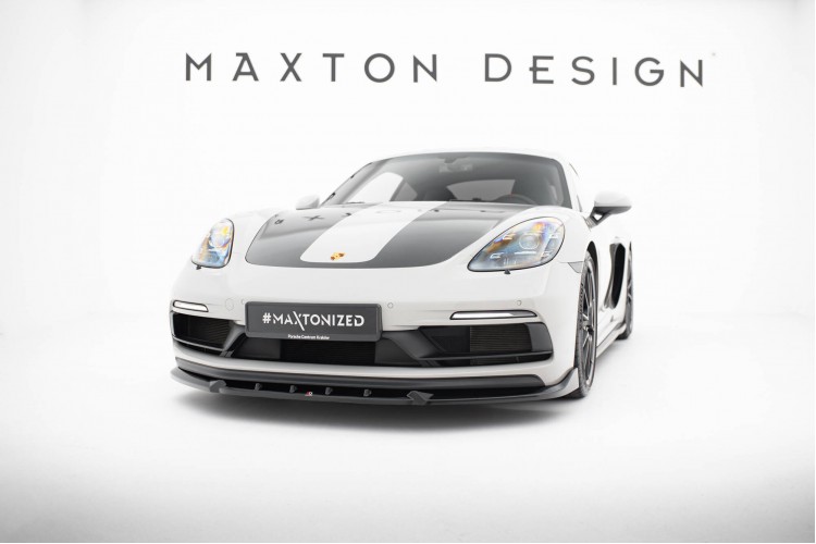 Μπροστινός splitter V.2 Porsche 718 Cayman GTS 982c / 718 Boxster GTS 982