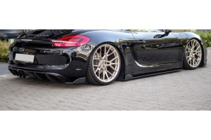 REAR SIDE SPLITTERS Porsche Cayman Mk2 981C