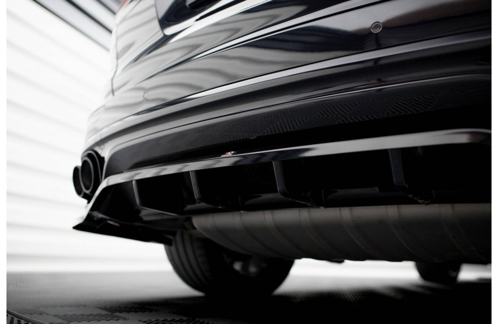 Rear Splitter (with vertical bars) Porsche Cayenne Mk2 Facelift