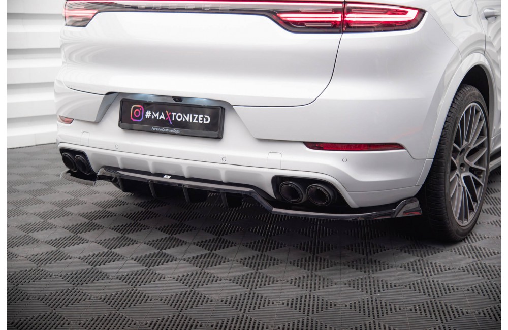 Rear Splitter (with vertical bars) Porsche Cayenne Coupe / SUV Mk3