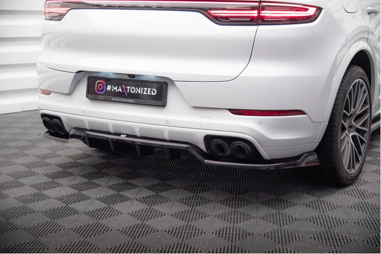 Rear Splitter (with vertical bars) Porsche Cayenne SUV / Coupe Mk3 Facelift