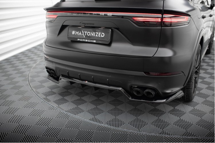Πίσω Splitter (με κατακόρυφες ράβδους) Porsche Cayenne Sport Design SUV / Coupe Mk3