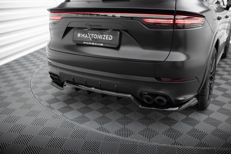 Πίσω Splitter (με κατακόρυφες ράβδους) Porsche Cayenne Sport Design SUV / Coupe Mk3