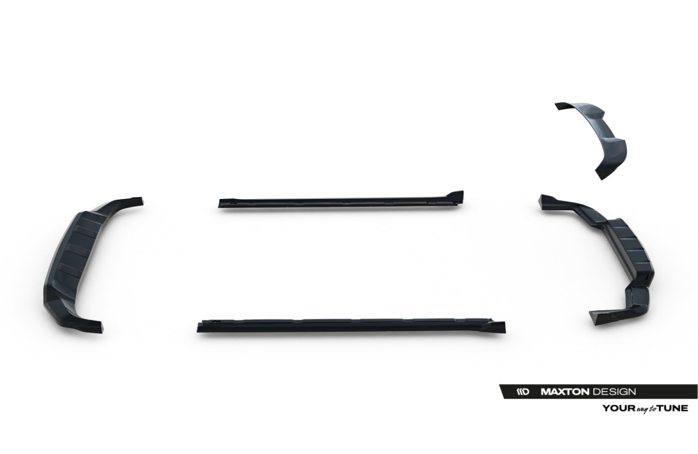 Set of Splitters Porsche Cayenne SUV Mk3 Facelift