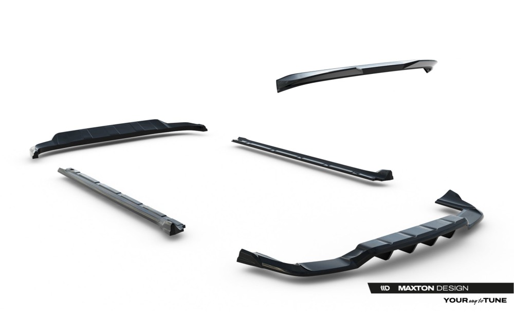 Set of Splitters Porsche Cayenne SUV Mk3 Facelift