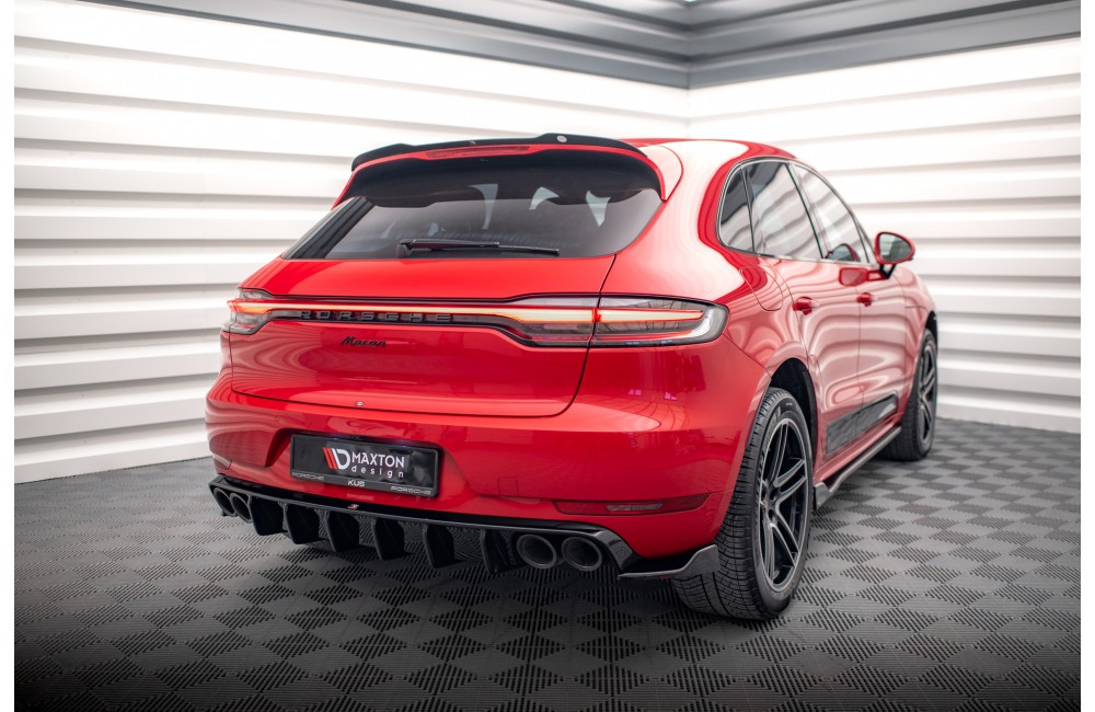 Rear Side Splitters V.2 Porsche Macan GTS / Sport Design Mk1 Facelift