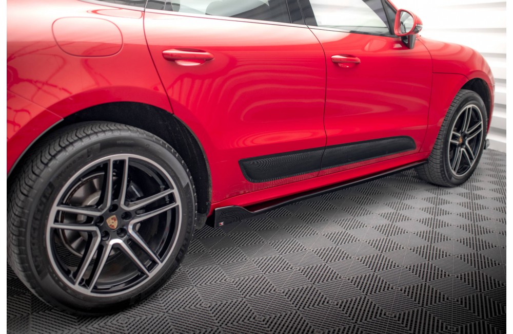 Set of Splitters Porsche Macan GTS / Sport Design Mk1 Facelift