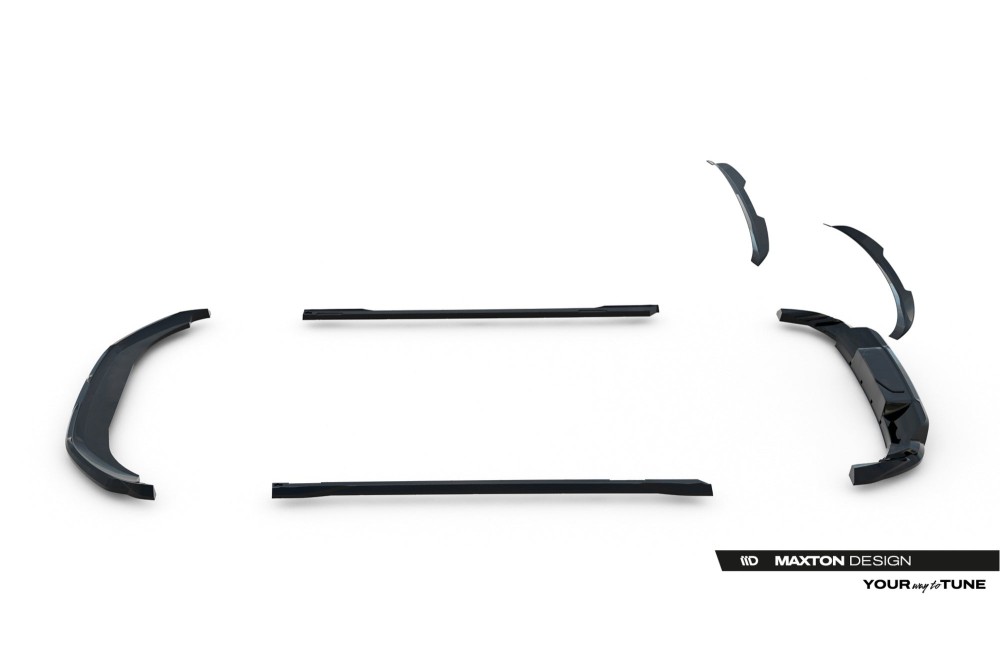 Set of Splitters Porsche Macan EV Mk1