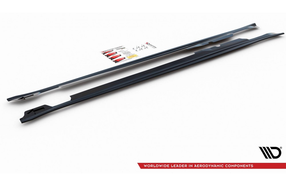 Side Skirts Diffusers V.2 Porsche Panamera Turbo 970 Facelift Side Skirts Diffusers V.2 Porsche Panamera Turbo 970 Facelift