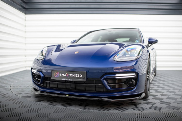 Εμπρός splitter V.1 Porsche Panamera E-Hybrid 971 facelift