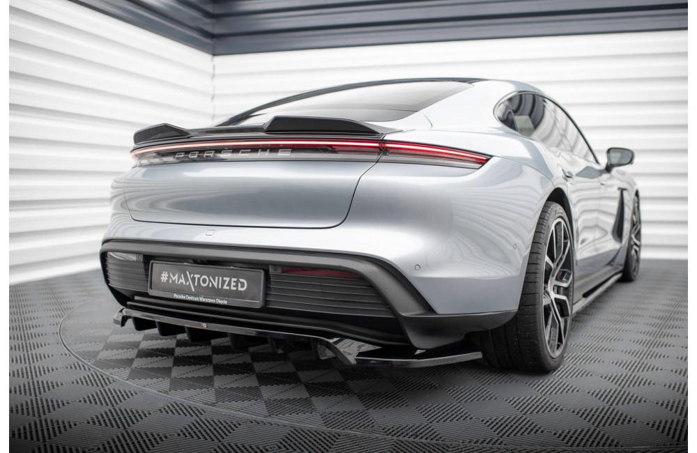 Spoiler Cap 3D Porsche Taycan Turbo S Mk1 Spoiler Cap 3D Porsche Taycan Turbo S Mk1