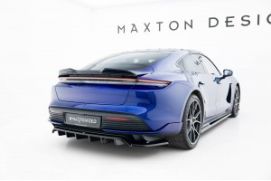 Rear Splitter (with vertical bars) Porsche Taycan Turbo S Mk1