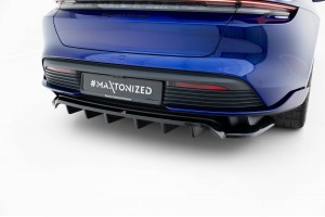 Rear Splitter (with vertical bars) Porsche Taycan Turbo S Mk1
