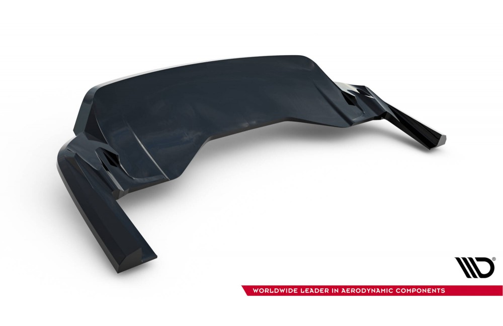 Rear Splitter (with vertical bars) Porsche Taycan Turbo S Mk1