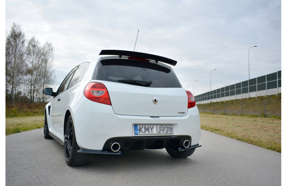 REAR SIDE SPLITTERS RENAULT CLIO MK3 RS FACELIFT