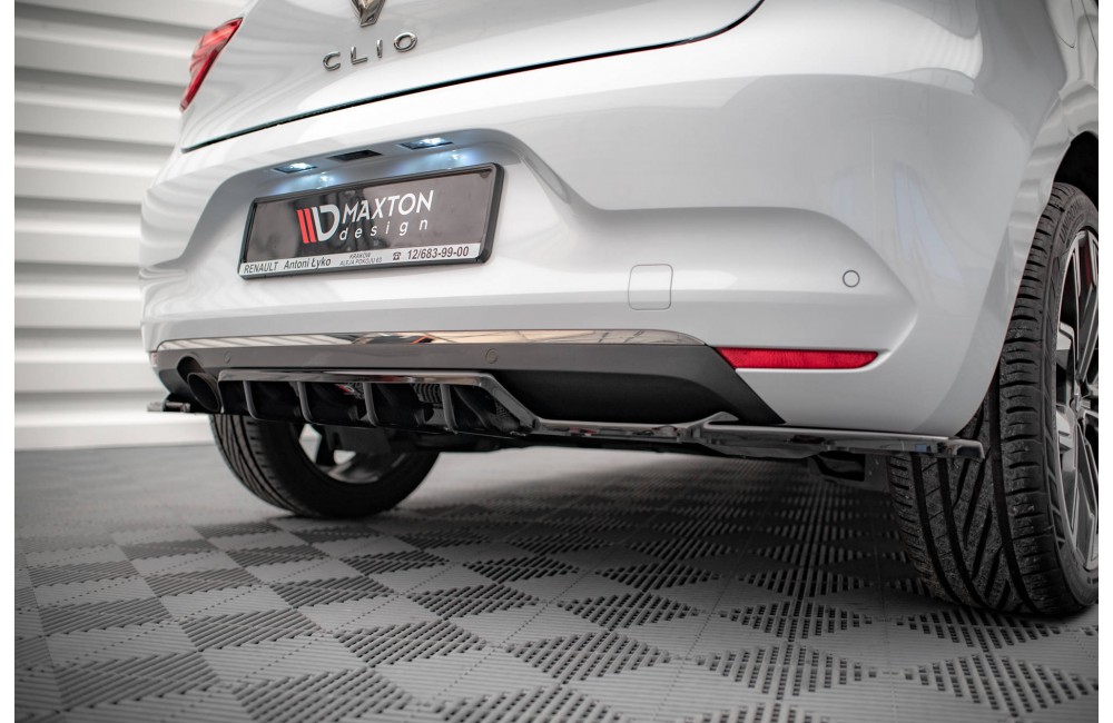 Rear Splitter (with vertical bars) Renault Clio Mk5