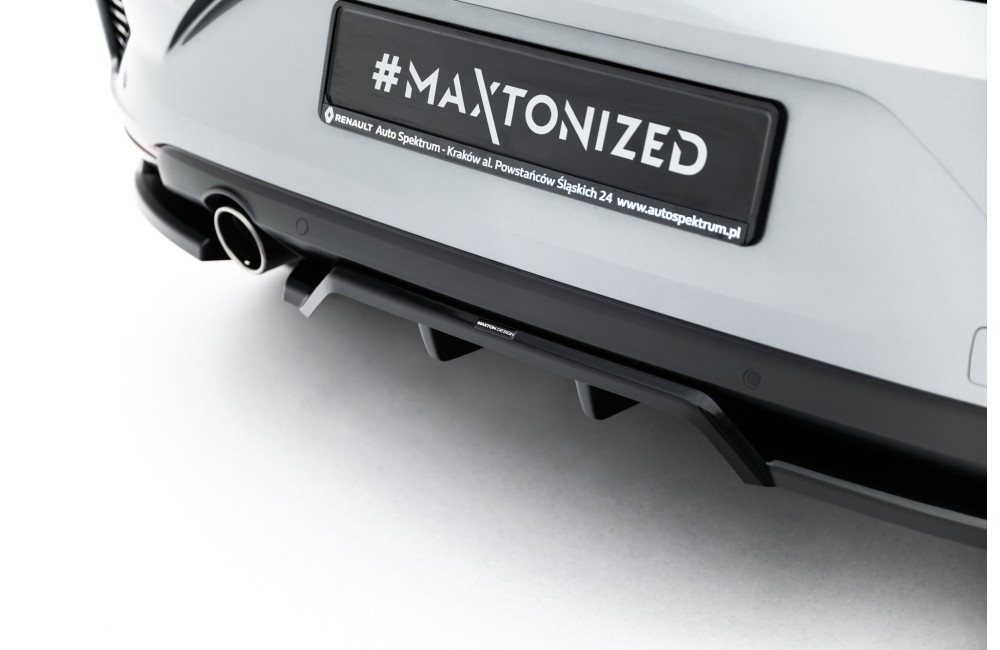 Rear Splitter (with vertical bars) Renault Clio Mk5 Facelift