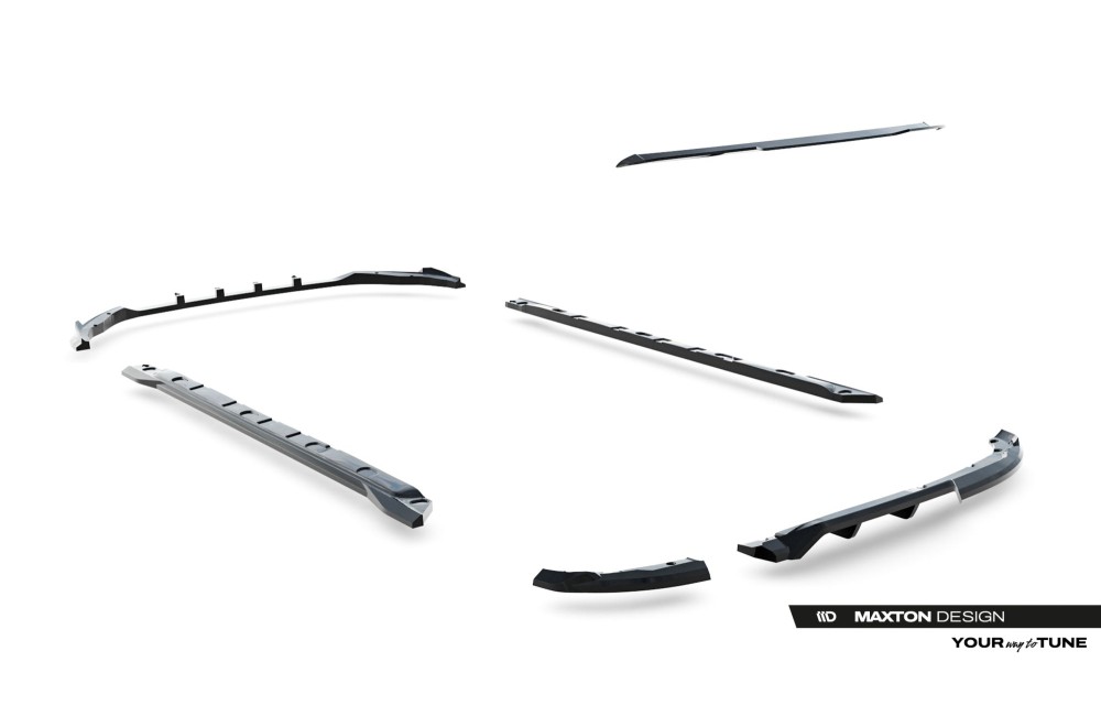 Set of Splitters Renault Clio Mk5 Facelift