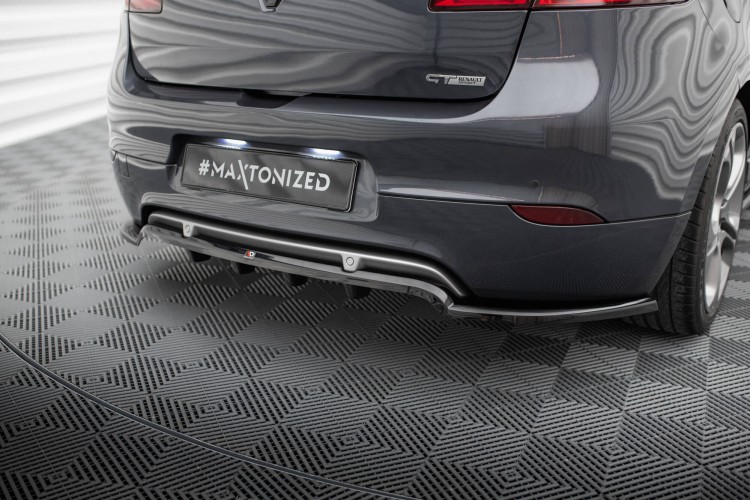 Πίσω splitter (με κατακόρυφες ράβδους) Renault Megane GT MK3 Facelift