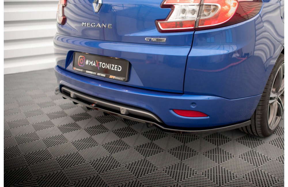 Rear Splitter (with vertical bars) Renault Megane GT Line Grandtour Mk3 Facelift
