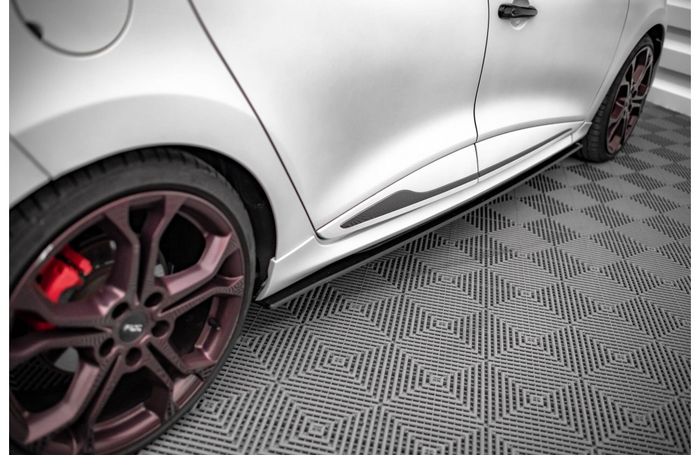 Street Pro Side Skirts Diffusers Renault Clio RS Mk4 - Black-Red Street Pro Side Skirts Diffusers Renault Clio RS Mk4 - Black-Red