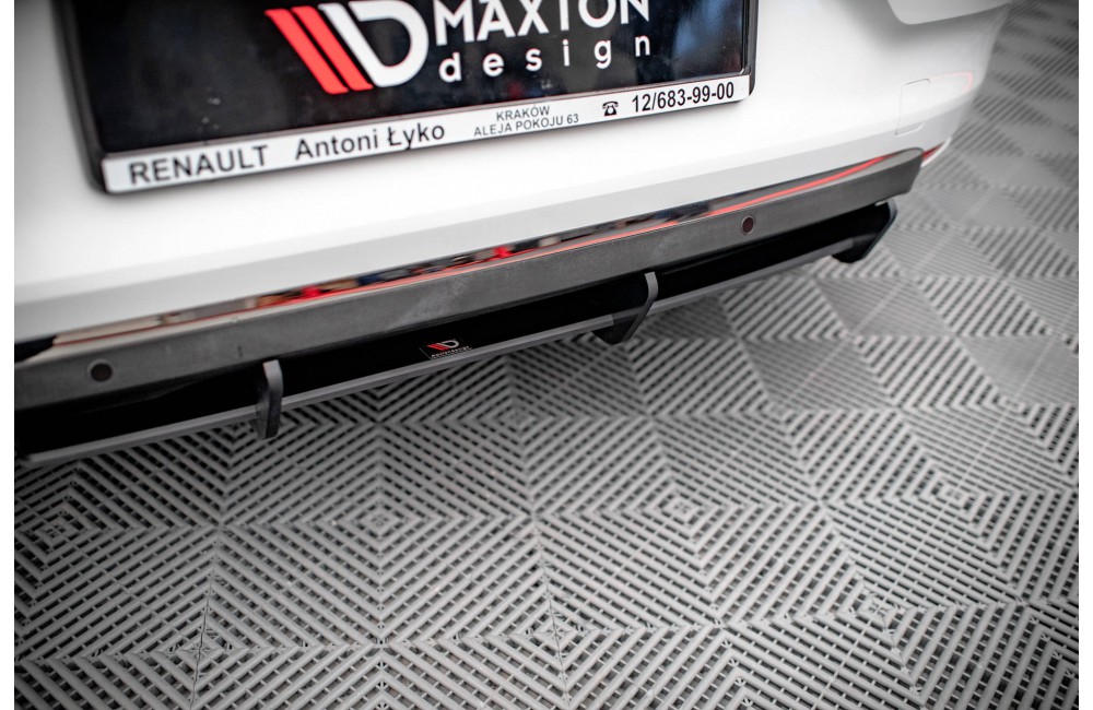 Street Pro Rear Diffuser Renault Clio Mk5 - Black