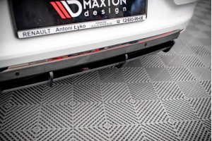 Street Pro Rear Diffuser Renault Clio Mk5 - Black